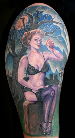 Jesso - Zombie Pinup Graveyard